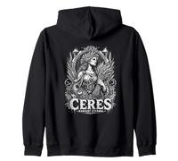 Ancient Roman CERES HARVEST ETERNAL Goddess Zip Hoodie