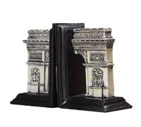 Ancient Roman Colosseum Arc de Triomphe Resin Bookends, Architectural Study Decorations, European Landmark
