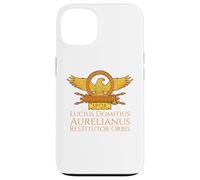 Ancient Roman Emperor Aurelian - Restitutor Orbis. SPQR Rome Case for iPhone 13