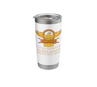 Ancient Roman Emperor Aurelian - Restitutor Orbis. SPQR Rome Stainless Steel Insulated Tumbler