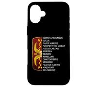 Ancient Roman Generals Legions of Rome Case for iPhone 16 Plus