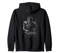 Ancient Roman God JUPITER Thunder Roman Eagle Mythology Zip Hoodie