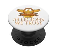 Ancient Roman Legionary Eagle SPQR - In Legions We Trust PopSockets Adhesive PopGrip