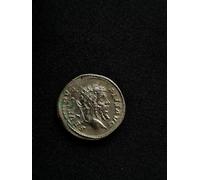 Ancient Roman Silver Denarius Coin, Antique Imperial Currency, Patina Finish