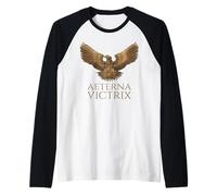 Ancient Roman Steampunk Eagle - Aeterna Victrix - Steam Punk Raglan Baseball Tee