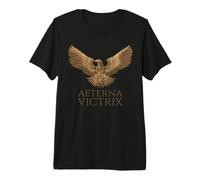 Ancient Roman Steapunk Eagle - Aeterna Victrix - SPQR Rome Premium T-Shirt