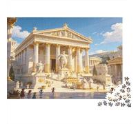 Ancient Roman Temple 1000 Piece Jigsaw Puzzle Paper for Adults Classical Architecture Daytime View Family Relaxation Home Decor Gift 52x38cm/1000pcs
