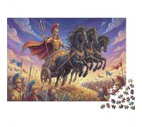 Ancient Roman Warriors 1000 Piece Jigsaw Puzzle,Gift Idea,Adults & Kids 14+,Whimsical Challenge,Premium Cardboard,Educational Toy,Home Wall Decor,Stress Relief 52x38cm