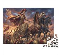 Ancient Roman Warriors 1000 Piece Jigsaw Puzzle,Whimsical Challenge,Gift Idea,Educational Toy,Premium Cardboard,Home Wall Decor,Adults & Kids 14+,Stress Relief 52x38cm