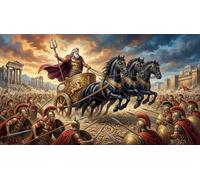 Ancient Roman Warriors 500 Piece Wooden Jigsaw Puzzle,Gift Idea,Home Wall Decor,Wood,Whimsical Challenge,Educational Toy,Adults & Kids 14+,Stress Relief (52x38cm)