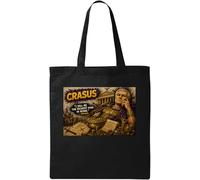 Ancient Roman Wealth and Conquest Natural Cotton Tote Bag Black