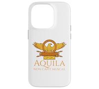 Ancient Rome - Aquila Non Capit Muscas - Latin Language Case for iPhone 14 Pro