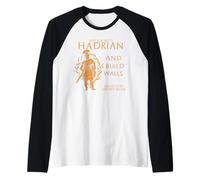 Ancient Rome Emperor Hadrian Architects Anonymous Funny Raglan Baseball Tee