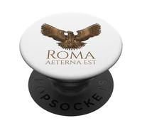 Ancient Rome - Legionary Steampunk Eagle - Roma Aeterna Est PopSockets Adhesive PopGrip