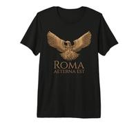 Ancient Rome - Legionary Steampunk Eagle - Roma Aeterna Est Premium T-Shirt