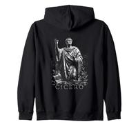 Ancient Rome Philosopher Orator Cicero Statue Zip Hoodie