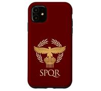 Ancient Rome Republic SPQR Eagle Aquila Pillar Laurel Wreath Case for iPhone 11