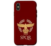 Ancient Rome Republic SPQR Eagle Aquila Pillar Laurel Wreath Case for iPhone X/XS