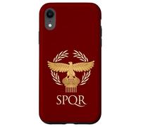 Ancient Rome Republic SPQR Eagle Aquila Pillar Laurel Wreath Case for iPhone XR