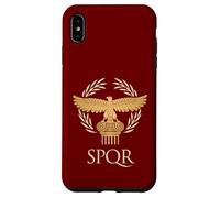 Ancient Rome Republic SPQR Eagle Aquila Pillar Laurel Wreath Case for iPhone XS Max
