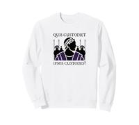 Ancient Rome Who Will Guard the Guards Latin Quote Sweatshirt