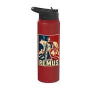 Ancient Rome Wolf Warrior Remus Legend Hero Stainless Steel Insulated Water Bottle