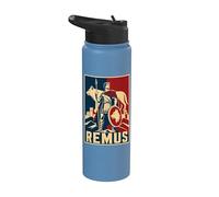 Ancient Rome Wolf Warrior Remus Legend Hero Stainless Steel Insulated Water Bottle