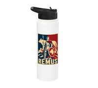 Ancient Rome Wolf Warrior Remus Legend Hero Stainless Steel Insulated Water Bottle