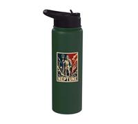 Ancient Rome Wolf Warrior Remus Legend Hero Stainless Steel Insulated Water Bottle