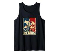 Ancient Rome Wolf Warrior Remus Legend Hero Tank Top