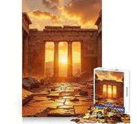Ancient Ruins at Sunset 1000 Pieces Jigsaw Puzzles for Adults Strategic Think Pleasant Downtime Clean Cut Winter Gift (38x26cm)