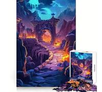 Ancient Ruins Gateway Adult Jigsaw Puzzles1000 Pieces Memory Skill Quiet Recreation Clean Edges Unique Gift (50x75cm)