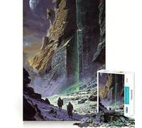 Ancient Ruins of Cosmos 1000 Piece Jigsaws for Adults Mind Train Fun Precision Cut Smooth Edges Absorbing Activity for Quiet Nights (50x75cm)