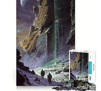 Ancient Ruins of Cosmos Jigsaw Puzzle1000 Pieces Thinking Skill Game Seamless Fit Precise Pieces Family Fun Night Activity (38x26cm)