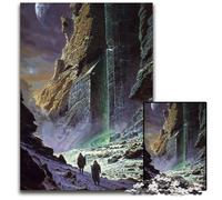 Ancient Ruins of Cosmos Jigsaw Puzzles 1000 Pieces for Adults Wooden Jigsaw Puzzles DIY Decoration Brain Challenge for Adult Family 1000 PCS(75x50cm)