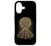 Ancient Sacred Mayan Aztec Calendar Pyramid Geometry Case for iPhone 17