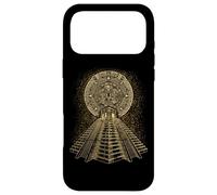 Ancient Sacred Mayan Aztec Calendar Pyramid Geometry Case for iPhone 17 Pro Max