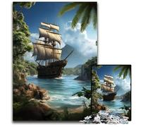 Ancient Ship Jigsaws 1000 Pieces for Adults Paper Jigsaw Puzzles for Adults Gift for Men And Women Daily Special Occasion 1000 PCS(38x26cm)