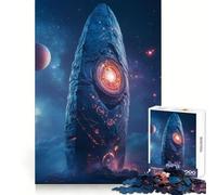 Ancient Space Monolith 1000 Piece Jigsaw Puzzles for Adults Jigsaw Mental Sharpness Quiet Enjoyment Smooth Edges Heartfelt Gift (38x52cm)