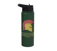 Ancient Sparta Quote Spartans History Stainless Steel Insulated Water Bottle