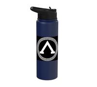 Ancient Spartan Warrior Shield Stainless Steel Insulated Water Bottle