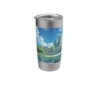 Ancient Splendor: Angkor Wat Stainless Steel Insulated Tumbler
