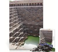 Ancient Stepwell Architecture Jigsaw Puzzles 1000 Pieces for Teenagers Sharp Memory Calm Leisure Neat Edges Festive Gift (50x75cm)