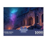 Ancient Stone Building Puzzles 1000 Piece Challenge Toy Adults And over 12 Years Old Puzzle Game Educational Challenge Fun Learning Home Decoration Gift 38x26cm/1000pcs