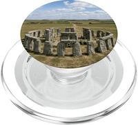 Ancient Stone Circle Monument Landscape Mystery Graphic PopSockets PopGrip for MagSafe