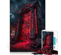 Ancient Stone Gateway Adults 1000 Piece Jigsaw Puzzle Recall Fun Play Premium Laser Cut Quality Quiet Time Mind Exercise at Home (50x75cm)