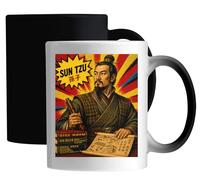 Ancient Strategy and Military Wisdom Ceramic Magic Mug White