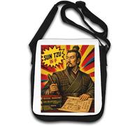 Ancient Strategy and Military Wisdom Shoulder Bag White