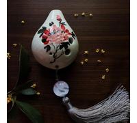 Ancient Style Beginner's 6-hole Hand-painted Pattern Pendant Ceramic Flute