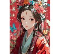 Ancient Style Girl 200 Piece Jigsaw Puzzles For Adults, Fun Challenging & Brainteasing 200 piece Adult jigsaw puzzle, Impossible puzzles, Gift for Men/Women, Finished Size is 35x25cm